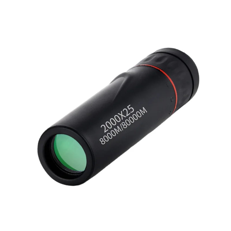 2025 HD 2000x25 Compact Monocular Telescope – Portable for Travel & Outdoor Activities
